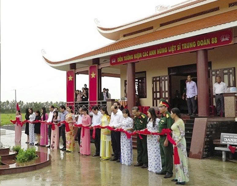 Di tích lịch sử Khu tưởng niệm liệt sỹ Trung đoàn 88 hy sinh trong trận chống càn tại khu vực Kinh Ngang và Kinh 62 (từ ngày 06/02 đến ngày)