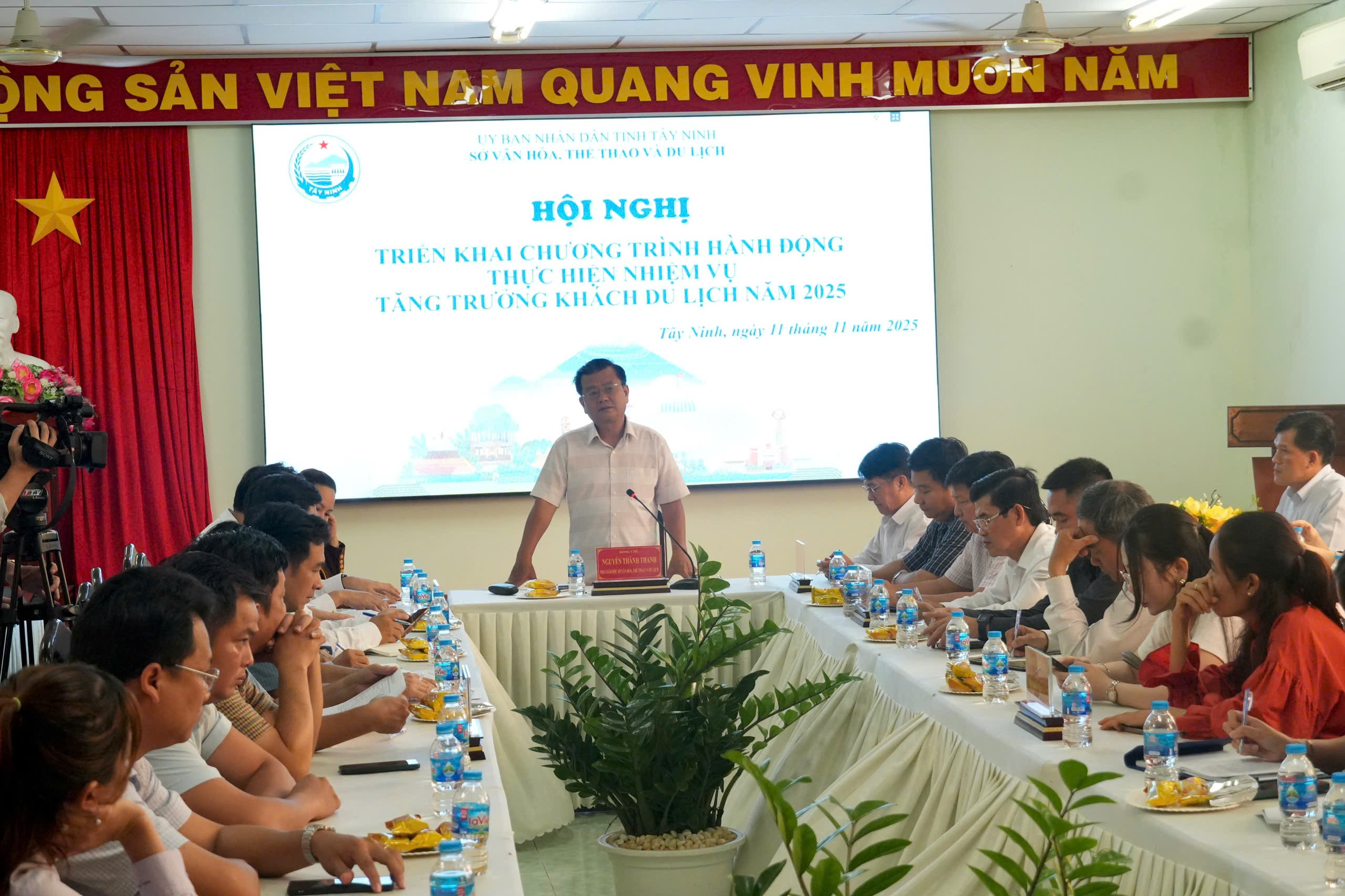 Sở Văn hóa, Thể thao và Du lịch tỉnh Tây Ninh tổ chức Hội nghị triển khai Chương trình hành động thực hiện nhiệm vụ tăng trưởng khách du lịch năm 2025