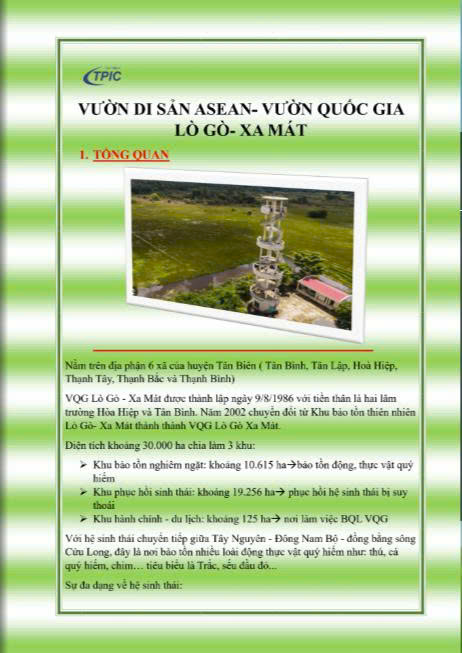 Vườn Quốc Gia Lò Gò Xa Mát